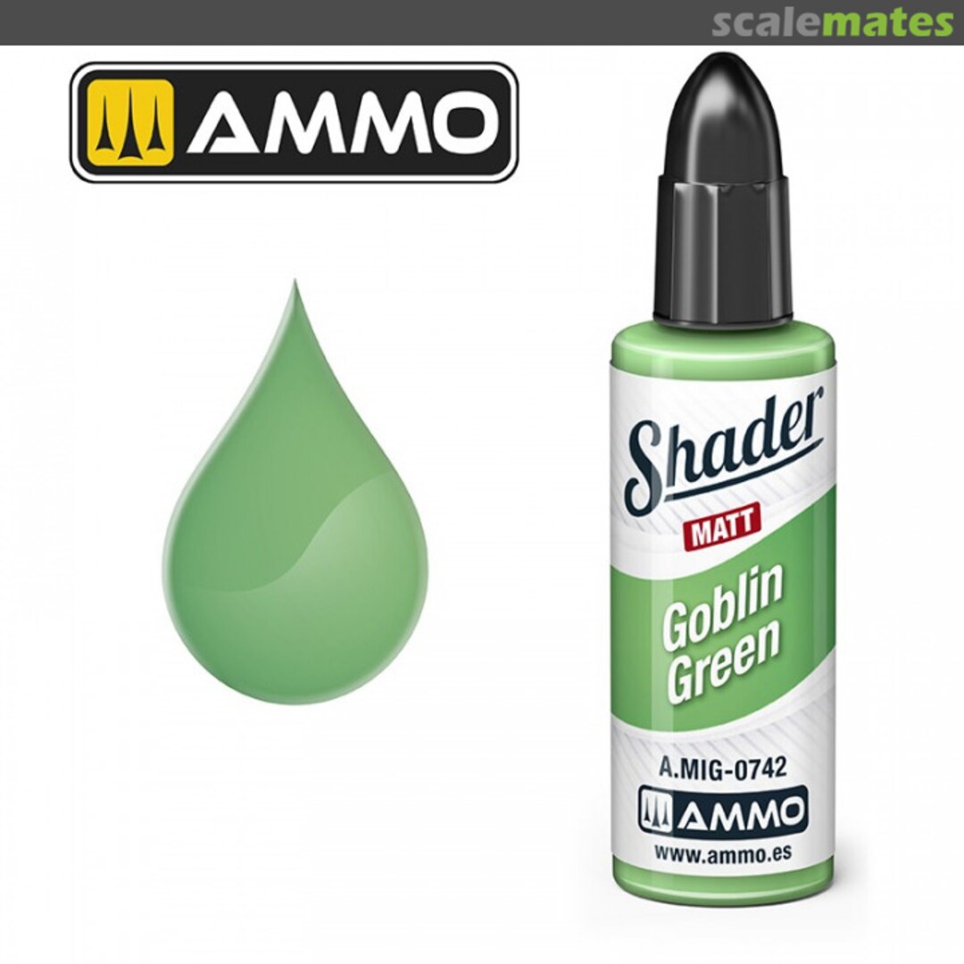 Boxart Goblin Green Shader A.MIG-0742 Ammo by Mig Jimenez