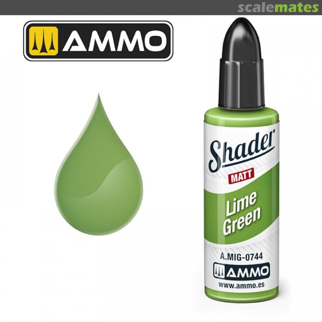 Boxart Lime Green Shader A.MIG-0744 Ammo by Mig Jimenez