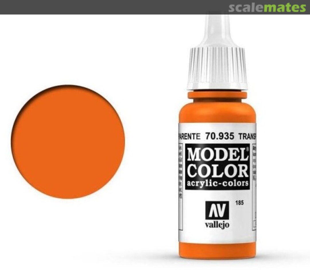 Boxart Transparent Orange 70.935, 935, Pos. 185 Vallejo Model Color