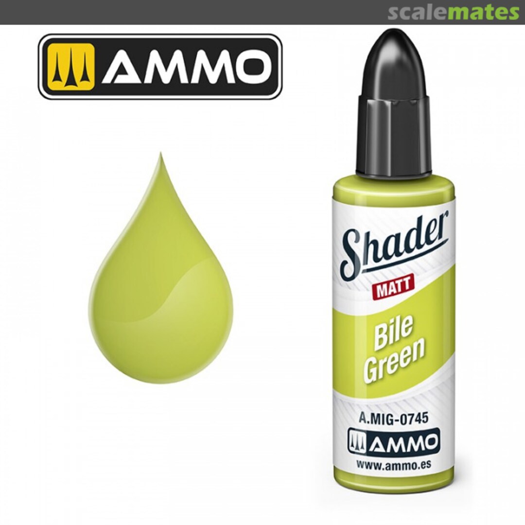 Boxart Bile Green Shader A.MIG-0745 Ammo by Mig Jimenez