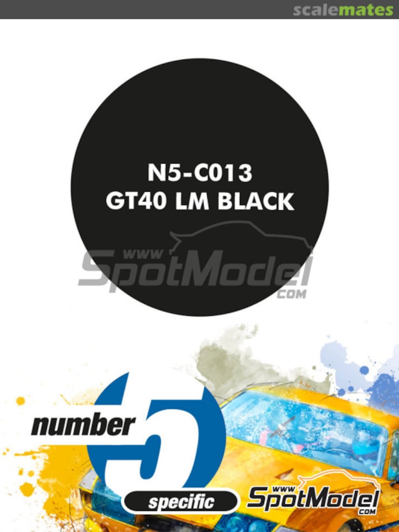 Boxart GT40 LM Black  Number Five