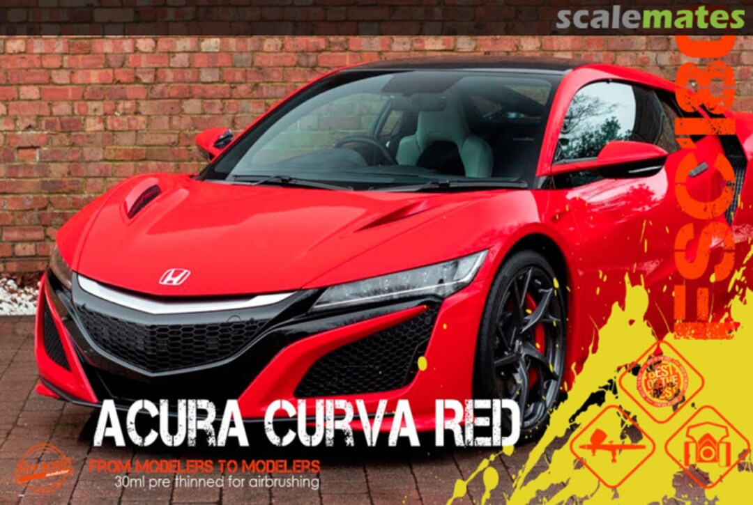 Boxart Red Acura curve  Fire Scale Colors
