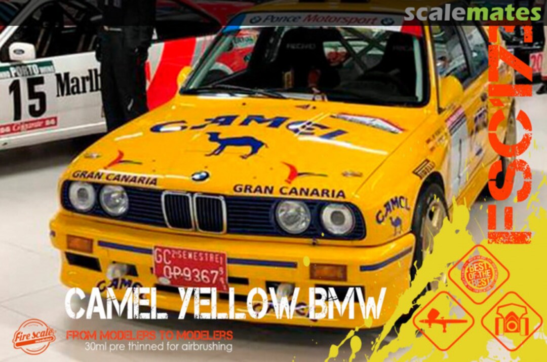 Boxart Camel Yellow BMW  Fire Scale Colors