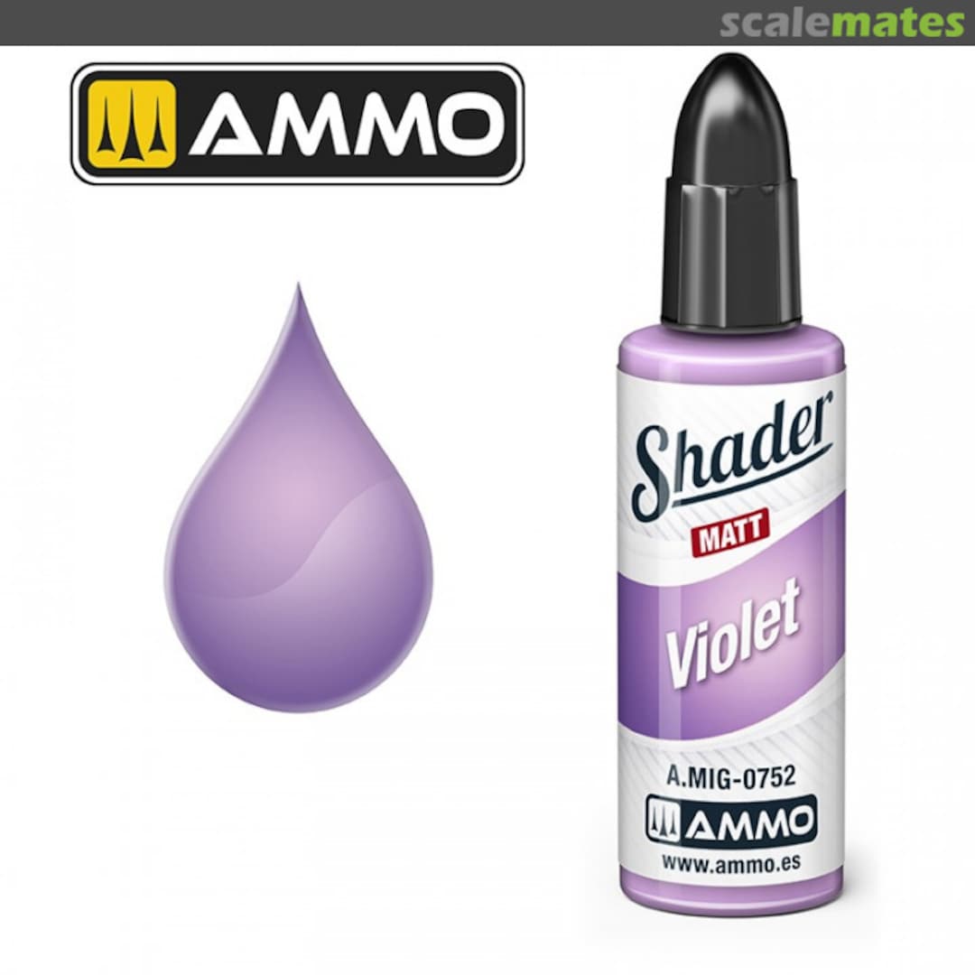 Boxart Violet Matt Shader A.MIG-0752 Ammo by Mig Jimenez