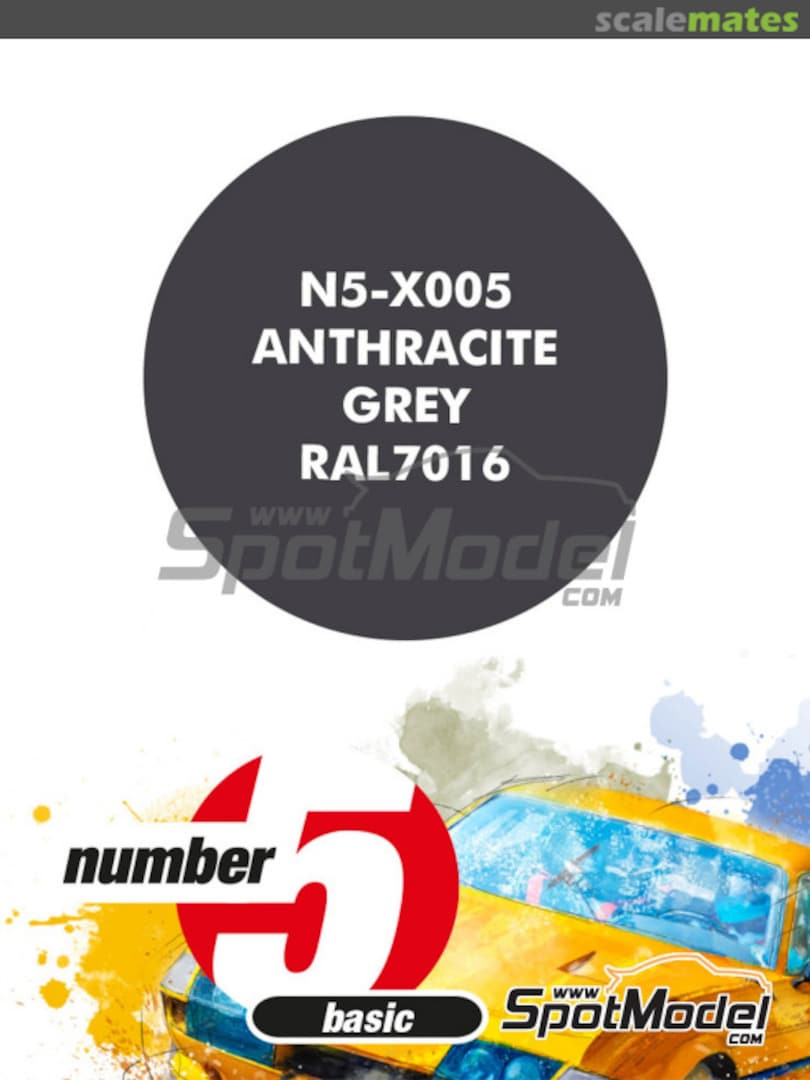 Boxart Anthracite Grey RAL 7016  Number Five