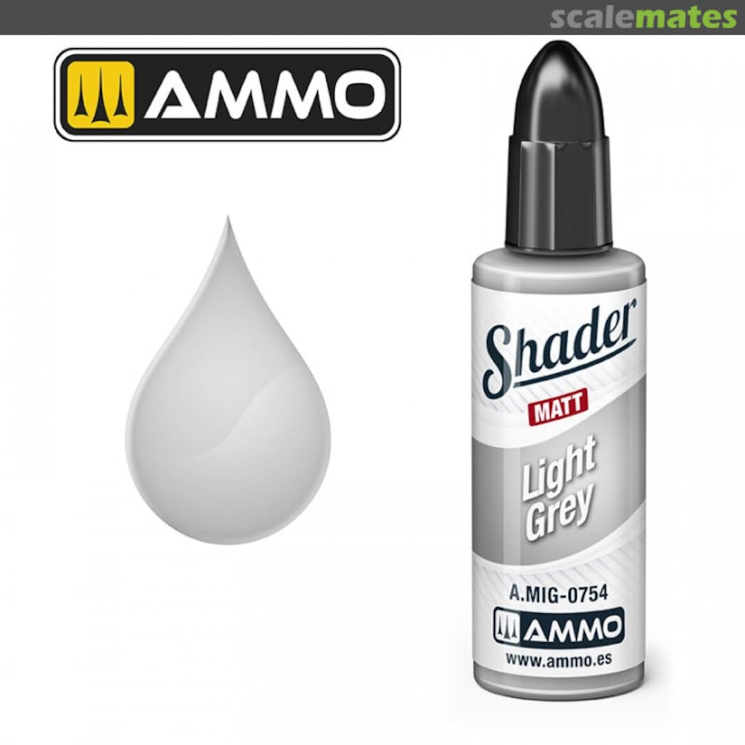 Boxart Light Grey Shader A.MIG-0754 Ammo by Mig Jimenez