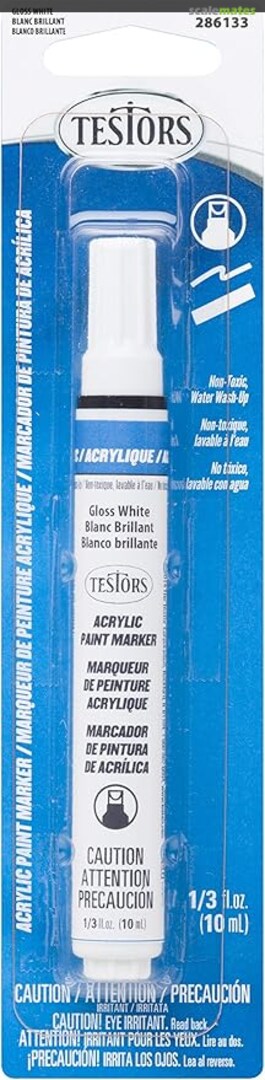 Boxart Gloss white acrylic marker  Testors Paint Markers