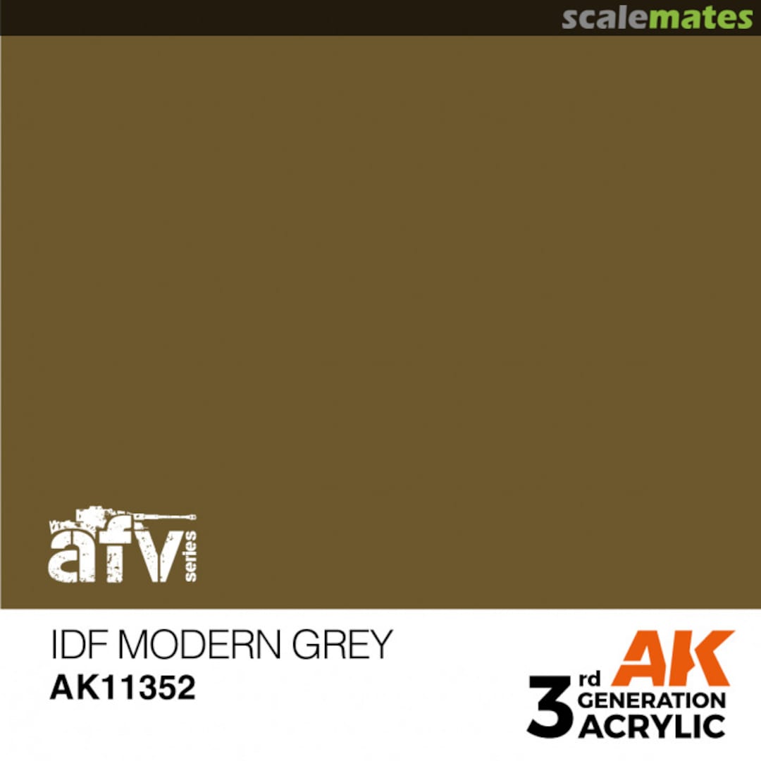 Boxart IDF Modern Grey  AK 3rd Generation - AFV