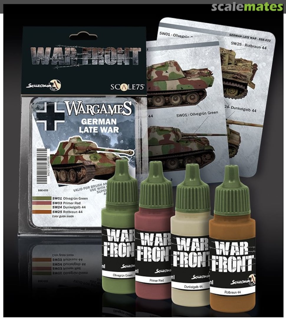 Boxart Wargames - German Late War Paint Set  Scale75
