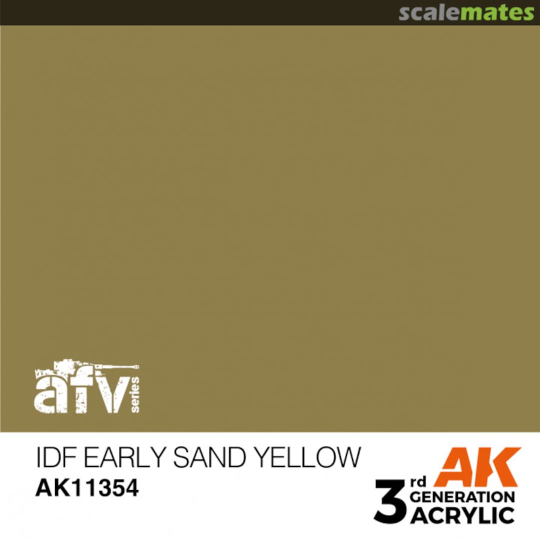 Boxart IDF Early Sand Yellow  AK 3rd Generation - AFV