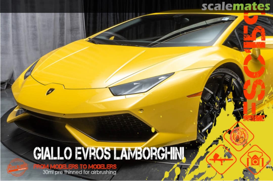 Boxart Giallo Evros Lamborghini  Fire Scale Colors