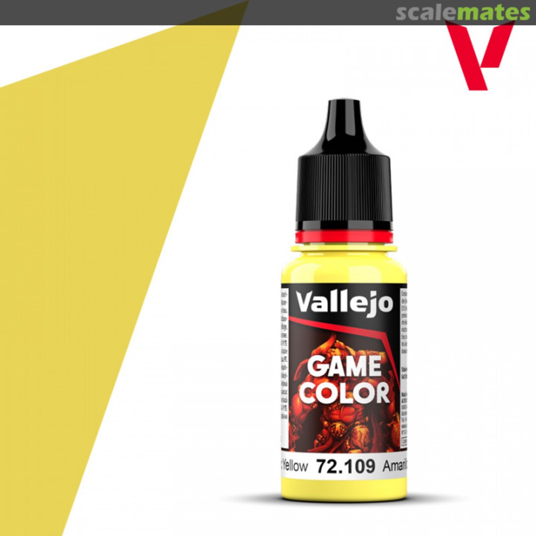 Boxart Toxic Yellow  Vallejo Game Color