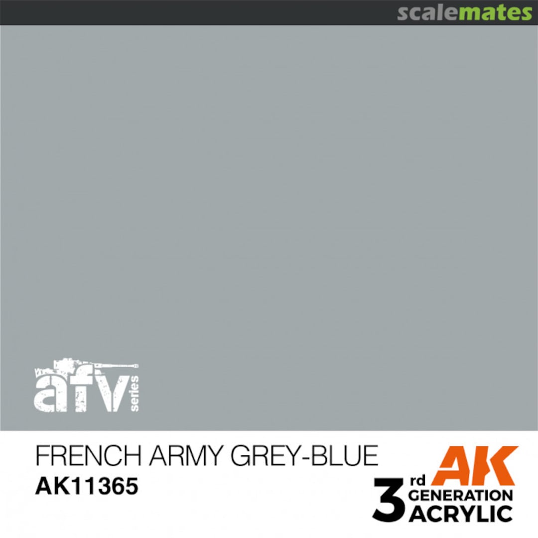 Boxart French Army Grey -Blue  AK 3rd Generation - AFV