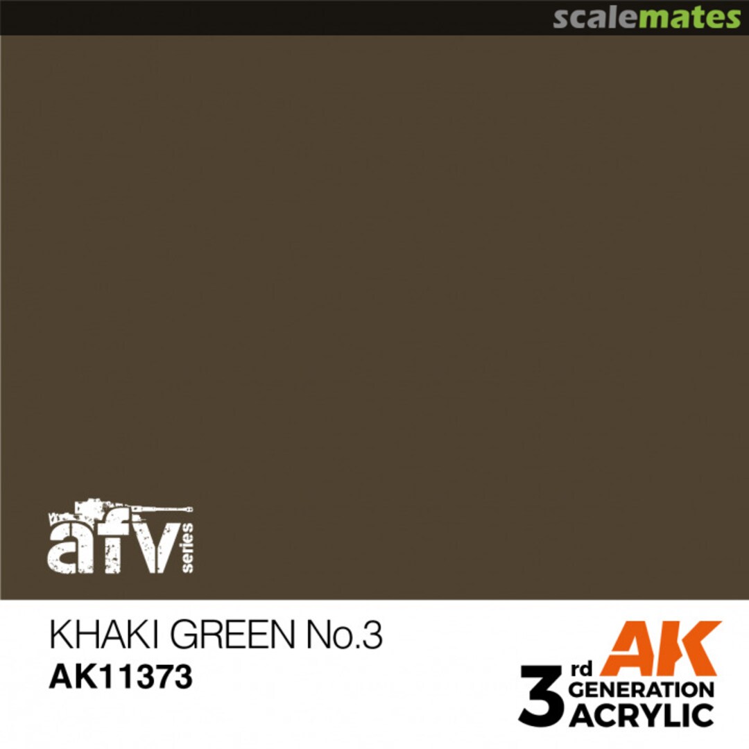 Boxart Khaki Green  No.3  AK 3rd Generation - AFV