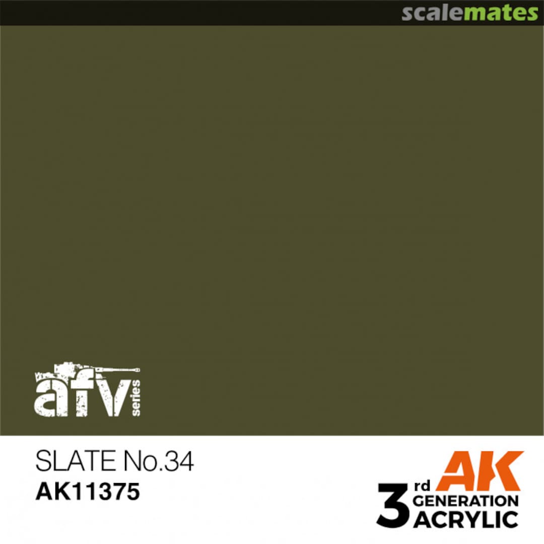 Boxart Slate No.34  AK 3rd Generation - AFV