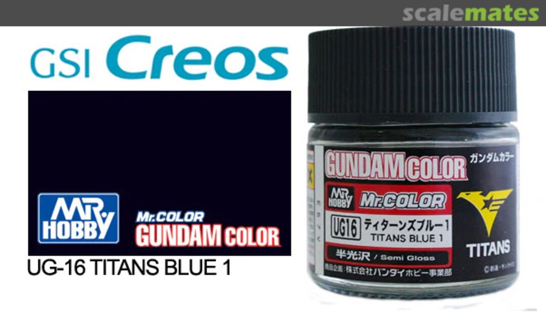 Boxart Gundam Color TITANS BLUE 1 Mr.COLOR Boxart Gundam Color TITANS BLUE 1 Mr.COLOR