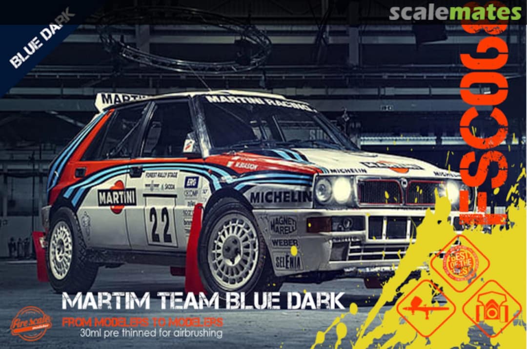 Boxart Martini Team Dark Blue  Fire Scale Colors