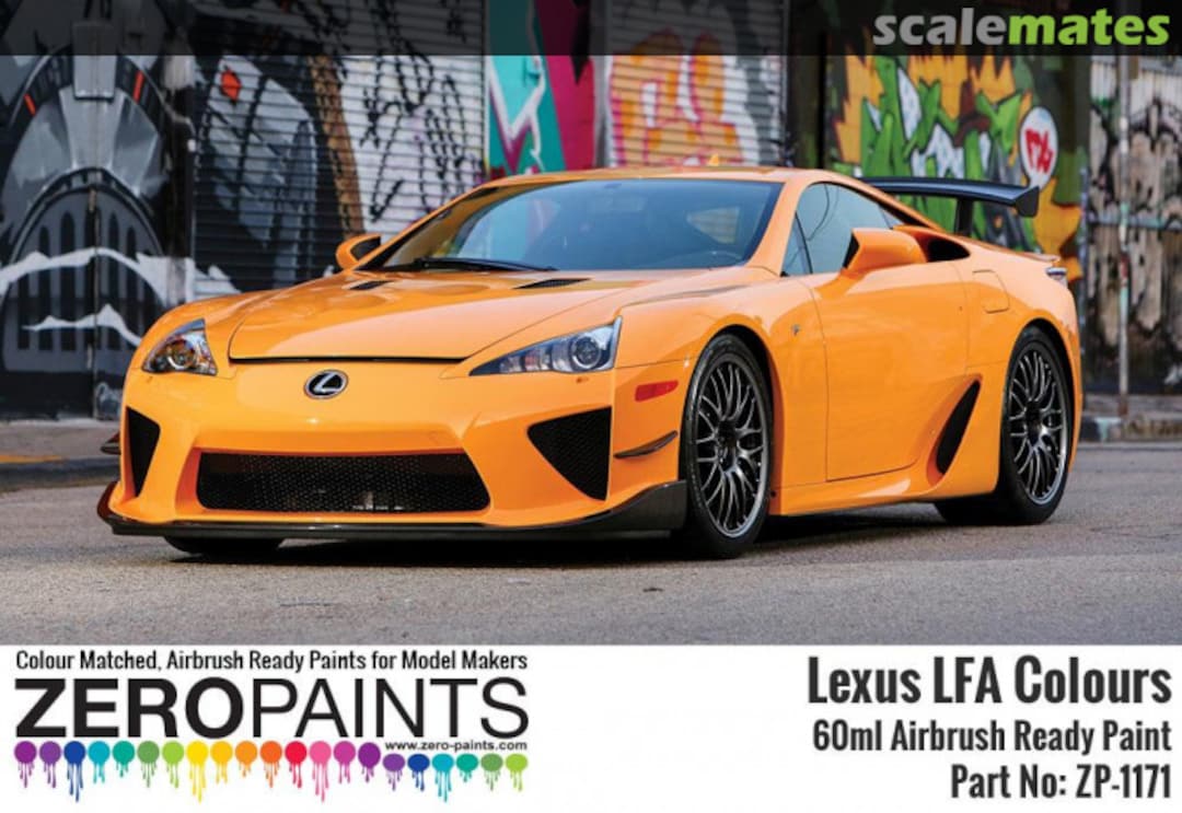 Boxart Lexus LFA Paints 9K5 - Sunset Orange  Zero Paints