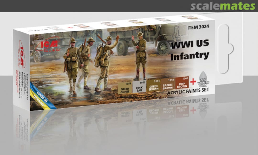 Boxart WWI US infantry  ICM
