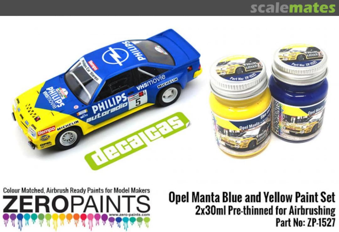 Boxart Opel Manta - Blue and Yellow  Zero Paints