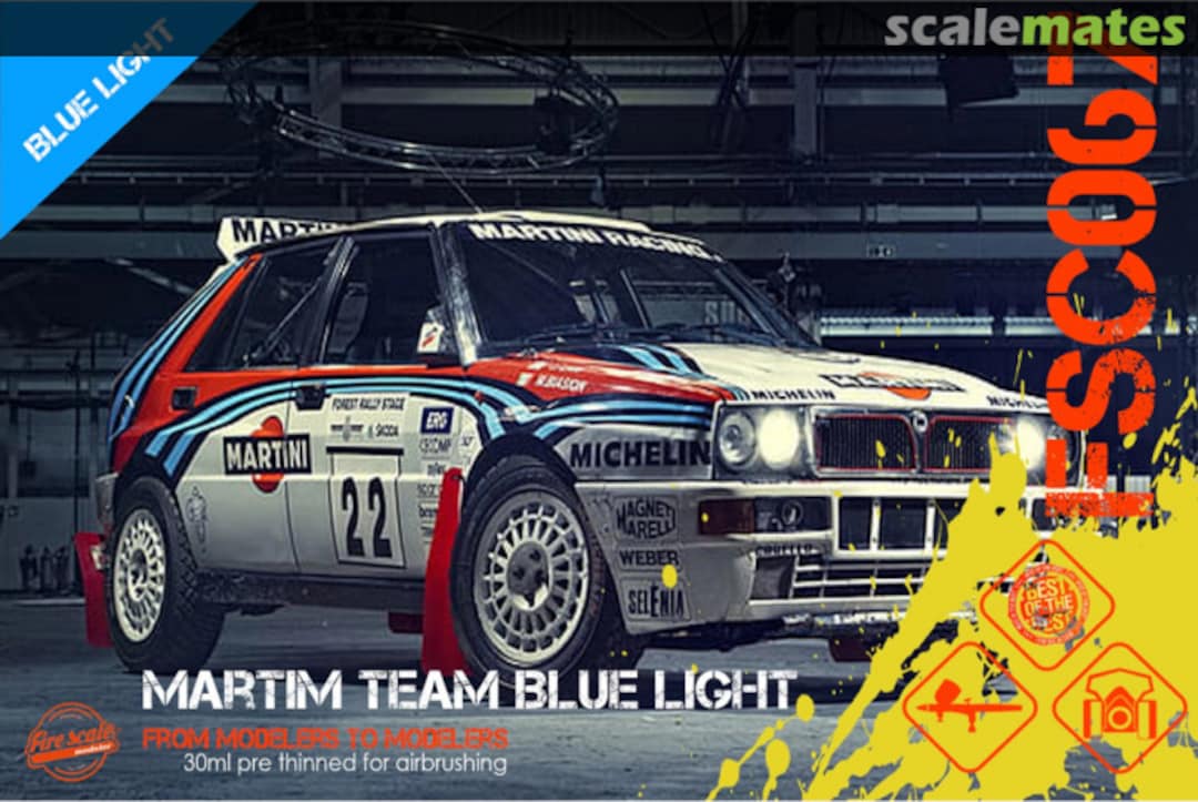 Boxart Martini Team Light Blue  Fire Scale Colors