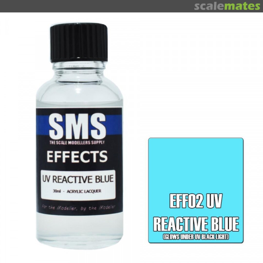 Boxart Effects UV REACTIVE BLUE EF02 SMS