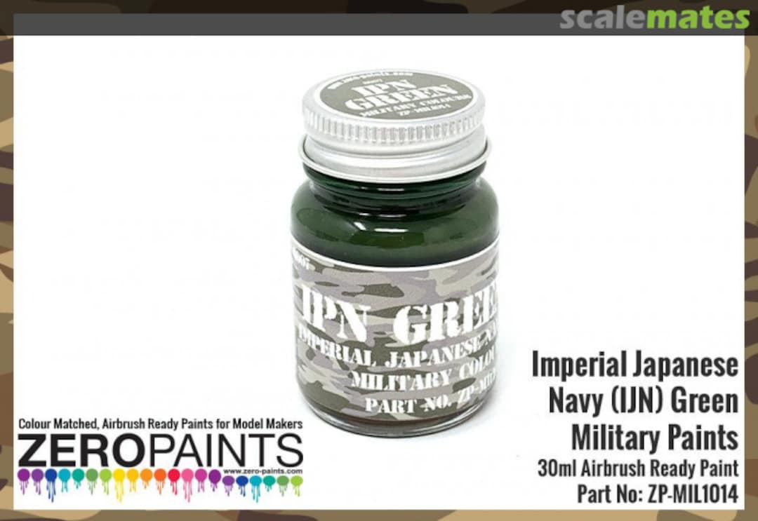Boxart Imperial Japanese Navy (IJN) Green  Zero Paints