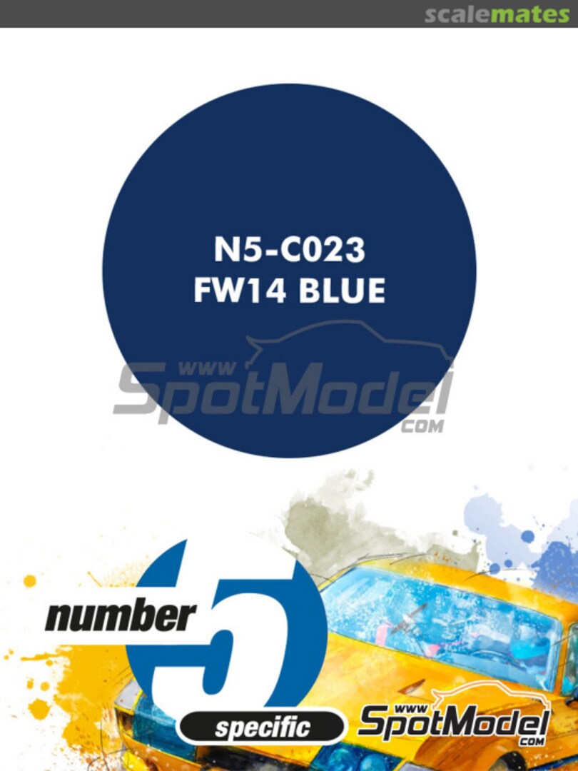 Boxart FW14 Blue  Number Five