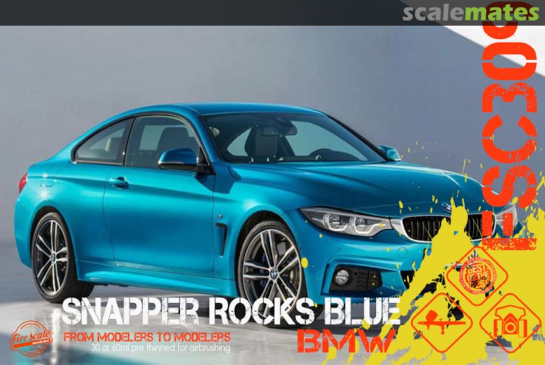 Boxart Snapper Rocks Blue Bmw  Fire Scale Colors