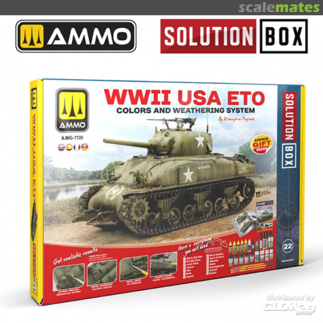 Boxart WWII USA ETO - Solution Box A.MIG-7728 Ammo by Mig Jimenez