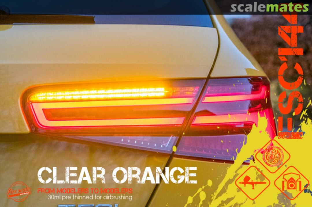 Boxart Clear Orange  Fire Scale Colors