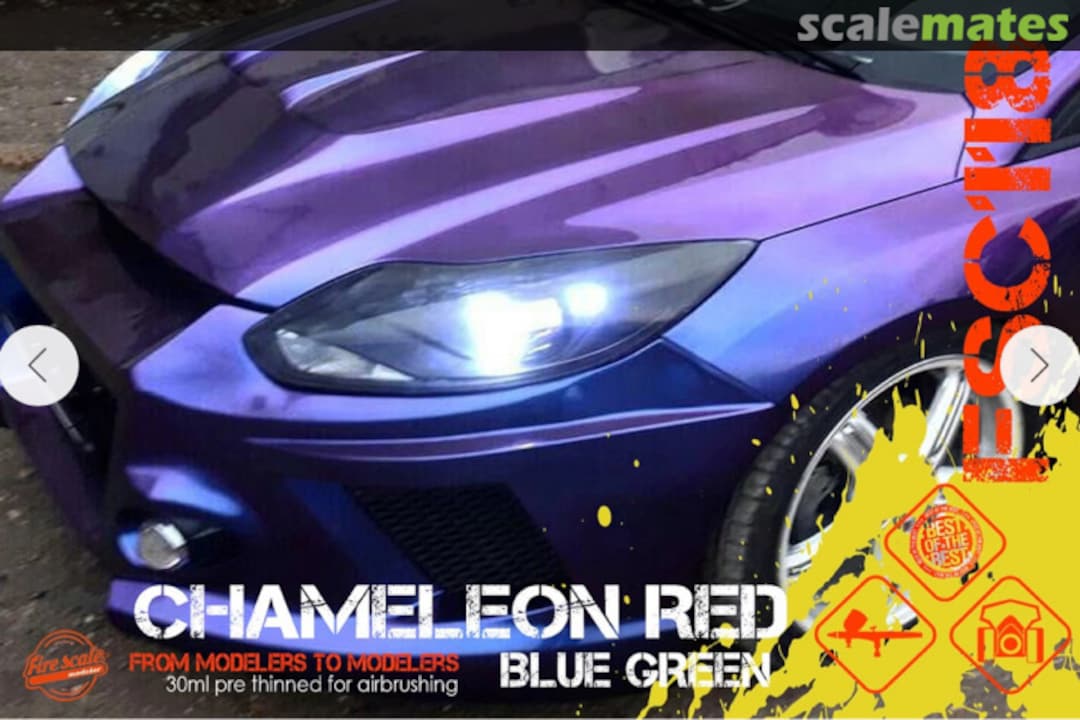 Boxart Chameleon Red/Blue  Fire Scale Colors