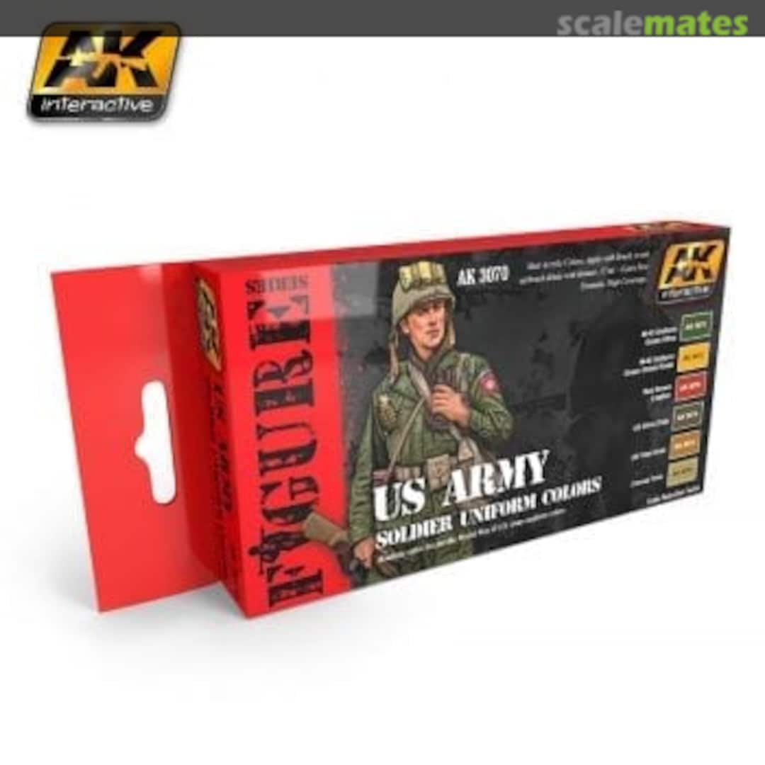 Boxart US Army soldier uniform colors AK 3070 AK Interactive