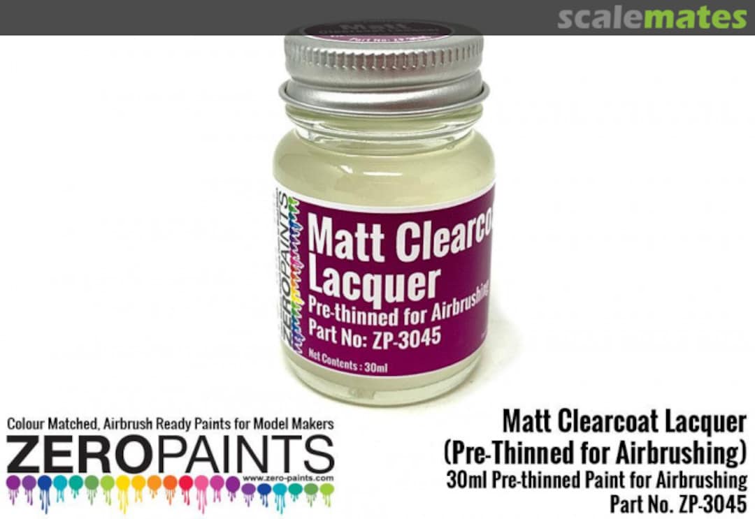 Boxart Matt Clearcoat Lacquer  Zero Paints