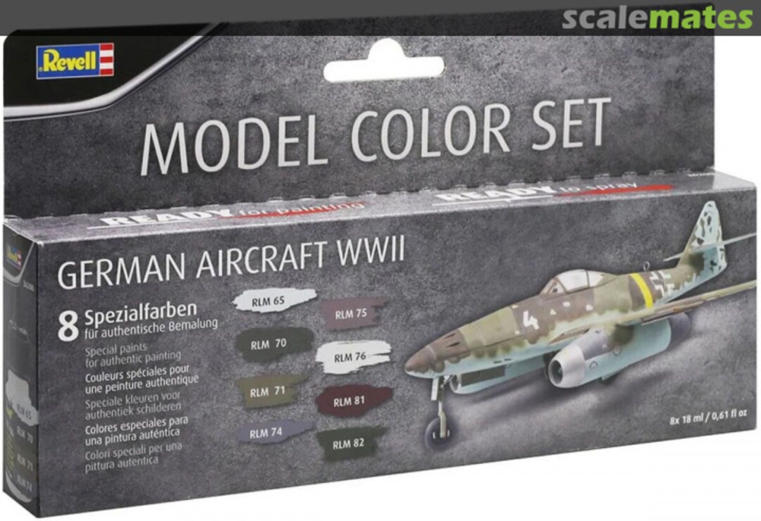 Boxart Model Color Set - German Aircraft WWII 36200 Revell Color