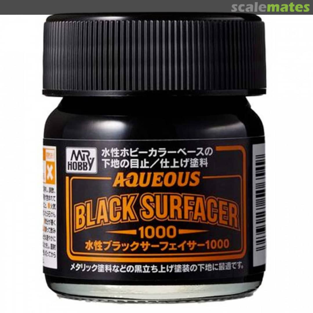 Boxart Aqueous Black Surfacer 1000 HSF-03 Mr. Aqueous Hobby Color