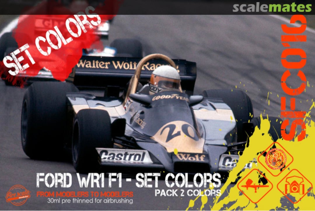 Boxart Ford WR1 F1 - Set Colors  Fire Scale Colors