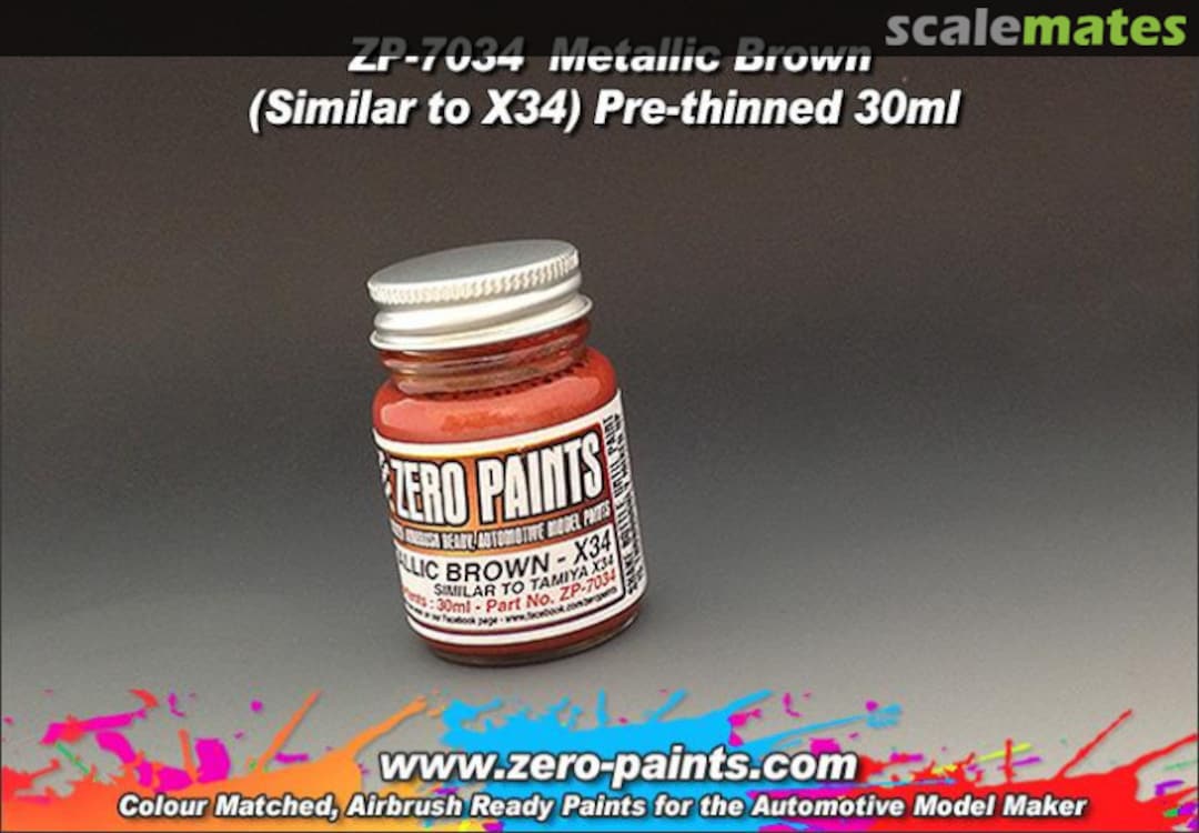 Boxart Metallic Brown - Similar to Tamiya X34  Zero Paints