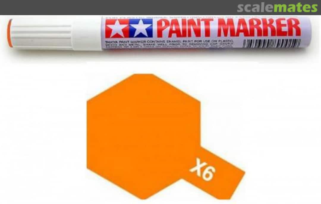 Boxart Gloss Orange Paint Marker 89006 Tamiya Paint Markers