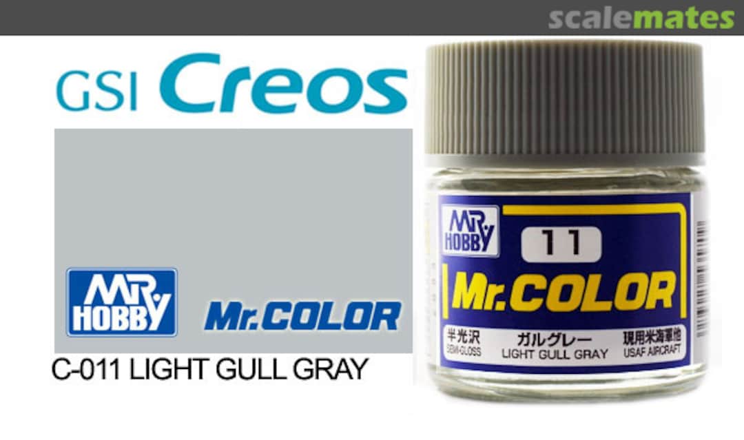 Boxart Light Gull Gray C11 Mr.COLOR