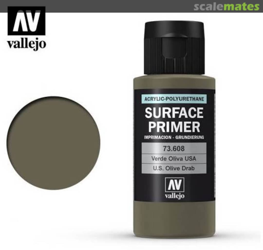 Boxart USA Olive Drab - FS34087 73.608 Vallejo Surface Primer