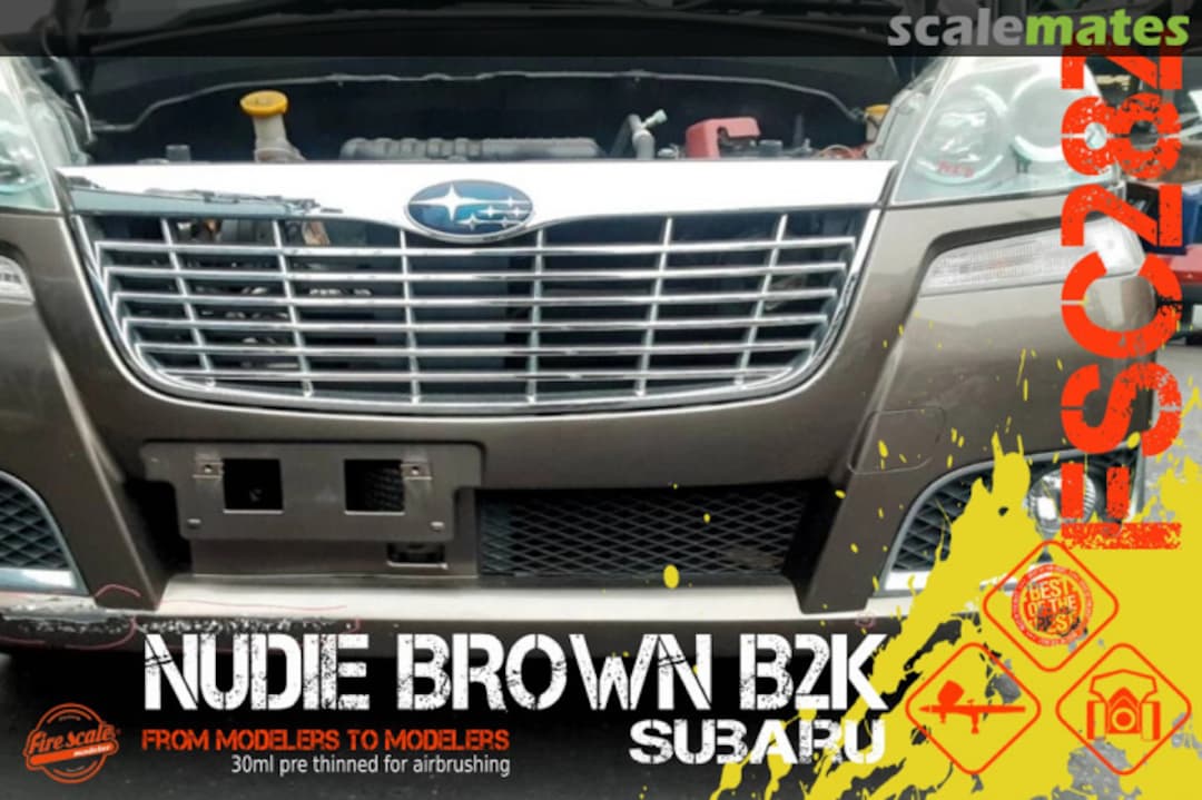 Boxart B2K Nudie Brown Subaru  Fire Scale Colors