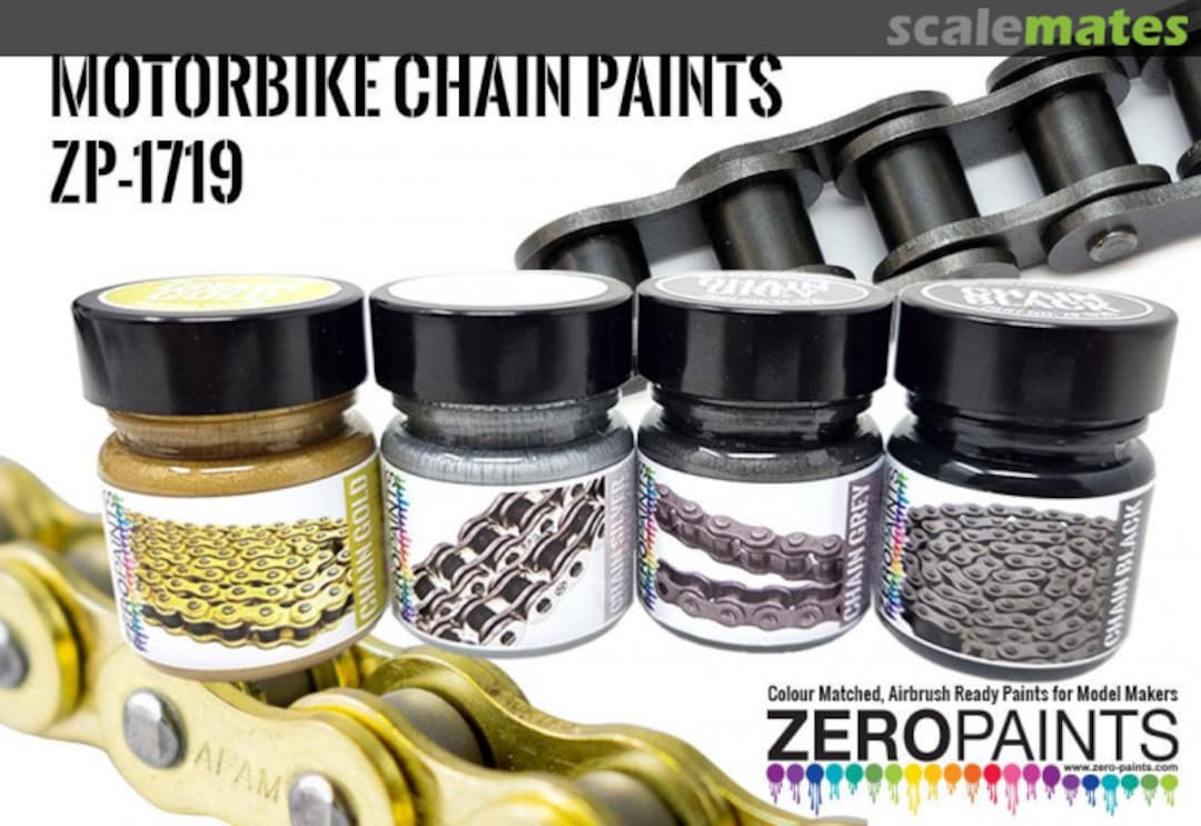 Boxart Motorbike Chain Paints - Black ZP-1719-Black Zero Paints