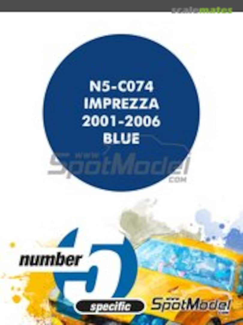 Boxart Imprezza 2001-2006 Blue  Number Five