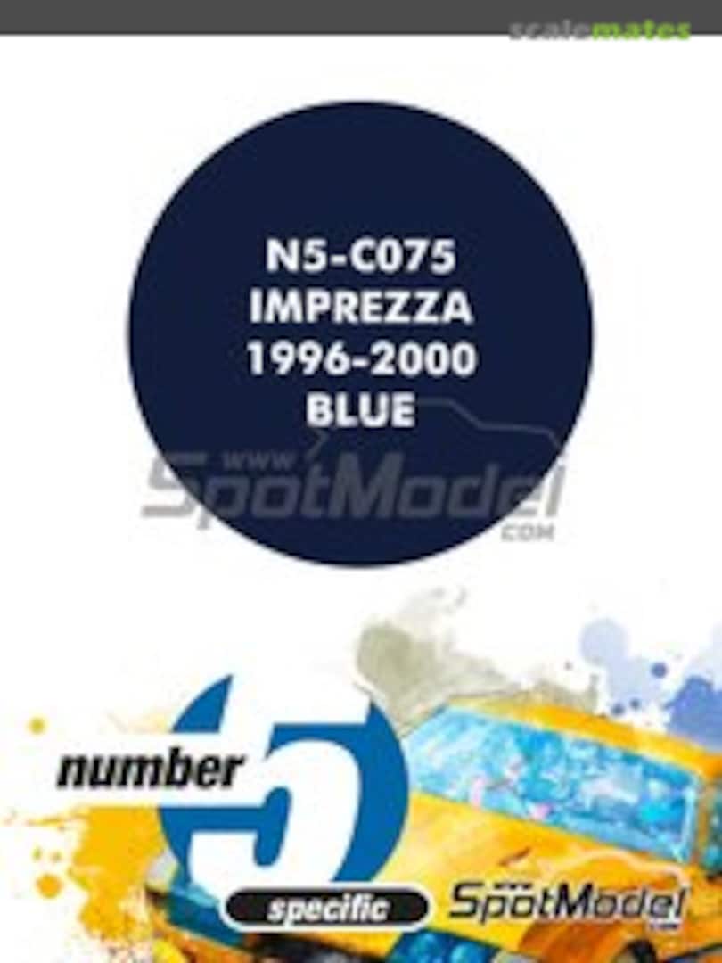 Boxart Imprezza 1996-2000 Blue  Number Five