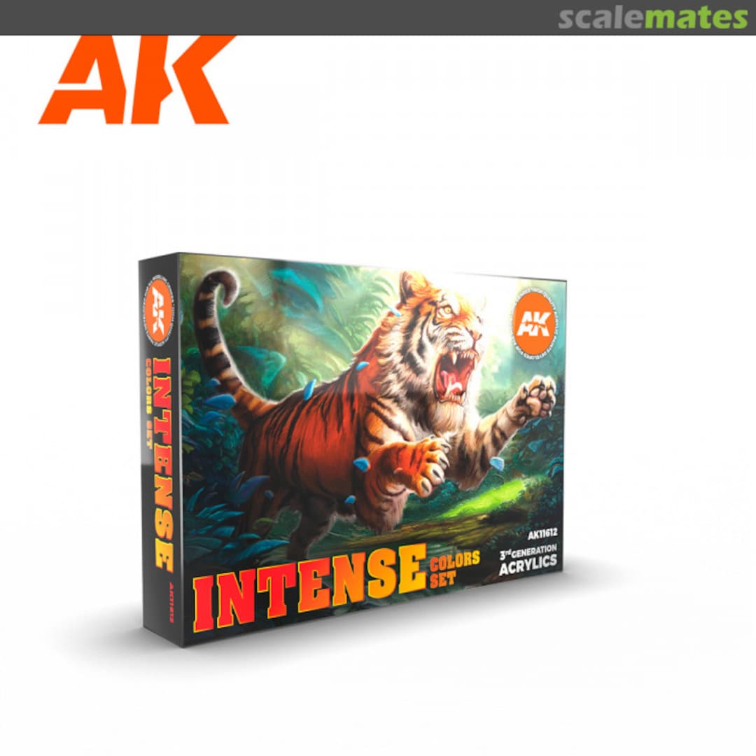 Boxart Intense Colors Set  AK 3rd Generation - General