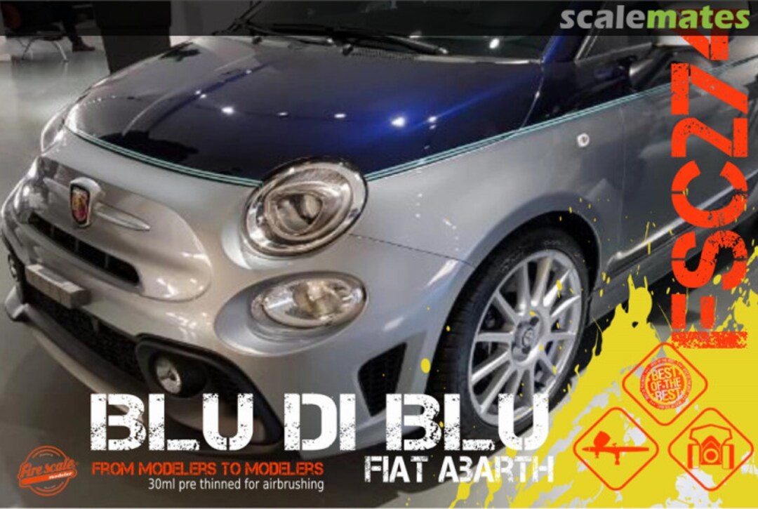 Boxart BLU DI BLU Fiat Abarth  Fire Scale Colors