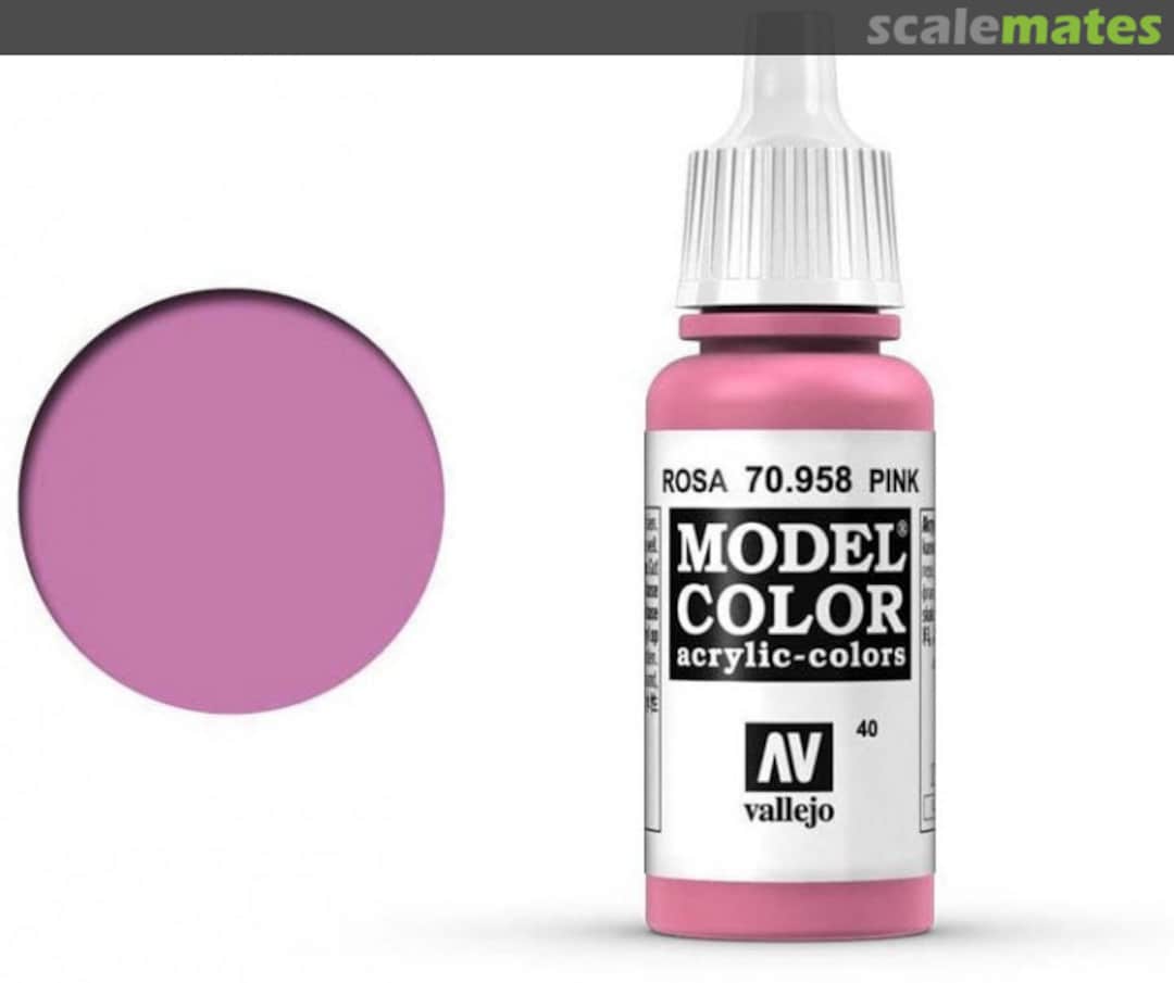 Boxart Pink 70.958, 958, Pos. 40 Vallejo Model Color