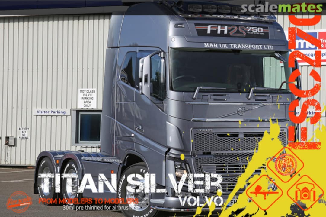 Boxart Titan Silver Volvo  Fire Scale Colors