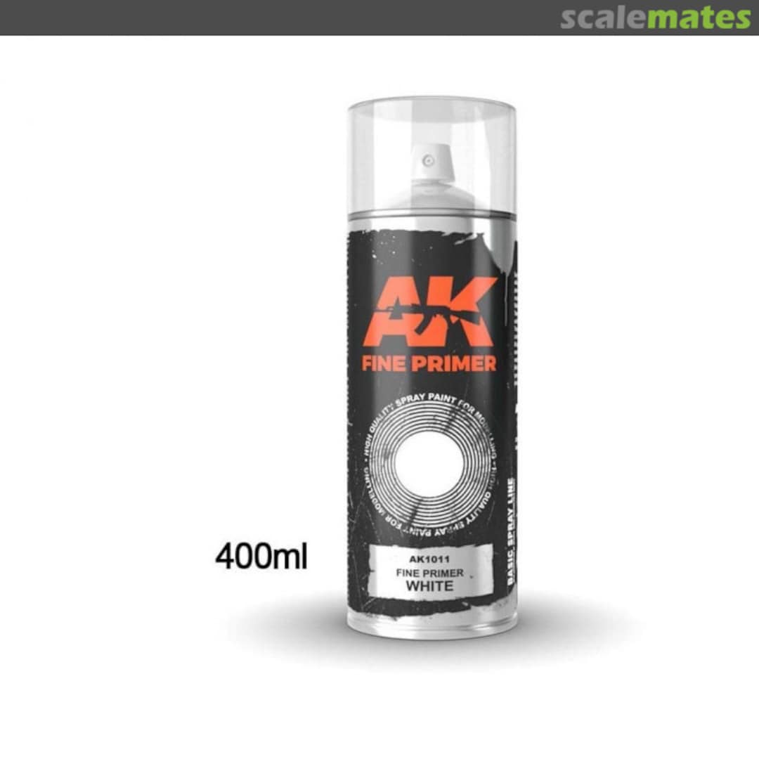 Boxart Fine Primer White Spray  AK Interactive